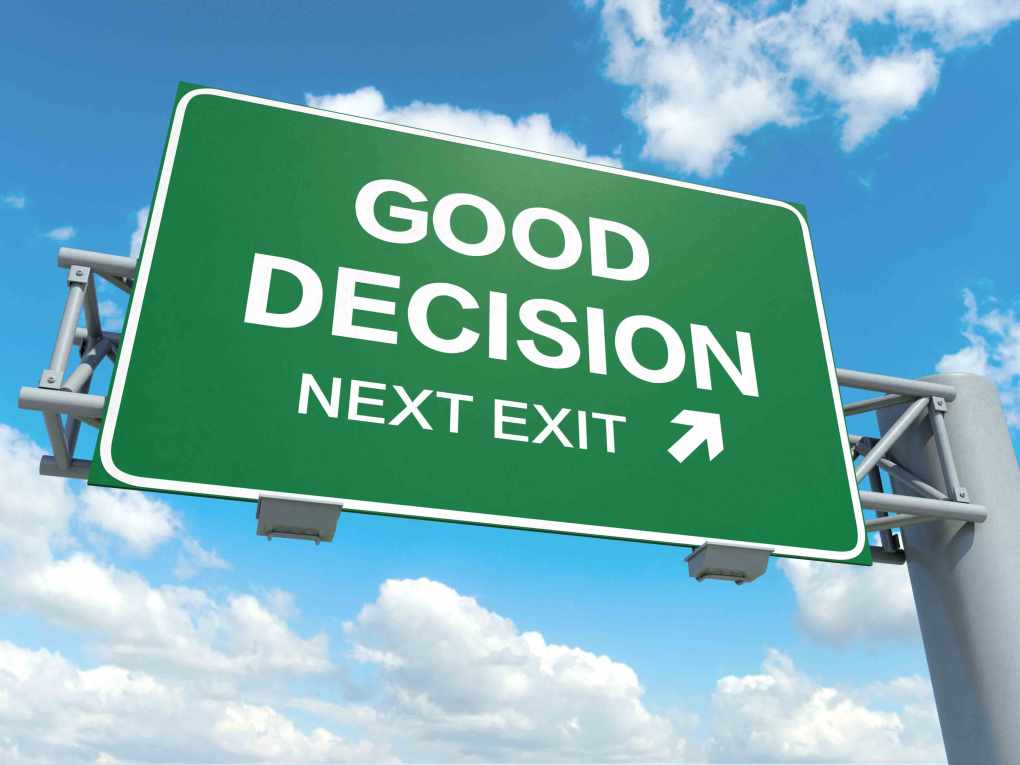 Good Decision next exit